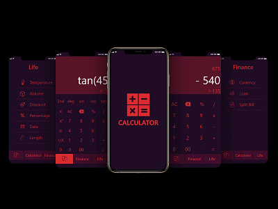 Calculator App UI #DailyUI #004 adobexd app calculator challenge dailyui 004 design india ui uidesigner ux