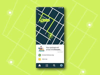 Daily UI Challenge #020 Location TrackerUI