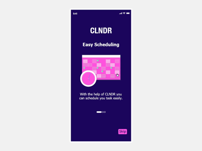 Daily UI Challenge #023 On-boarding UI