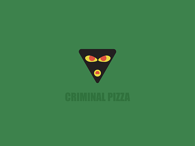"Criminal Pizza" Brand Identity Design brand brand design brand identity branding fastfood graphic graphic design illustrator logo pizza place restaurant