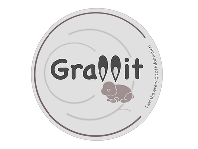 Grabbit Logo app badge hare illustration ios logo mascot rabbit