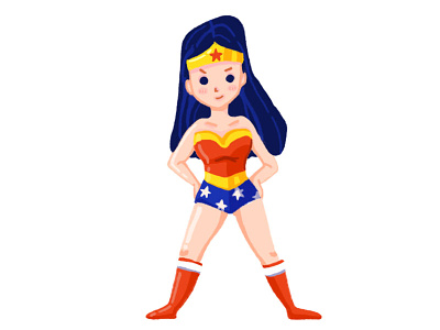 Wonder Woman dc illustration superhero wonder woman