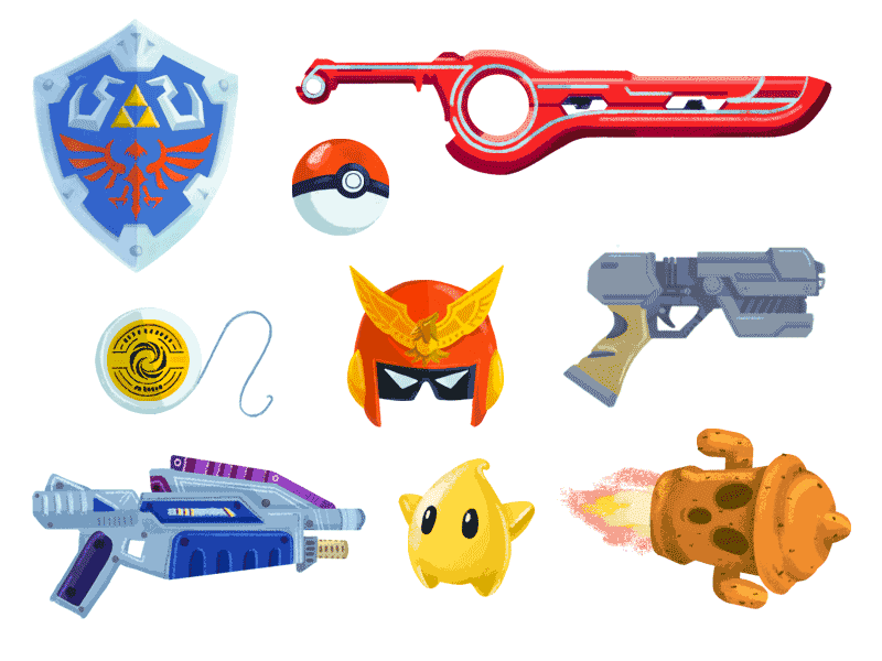 Smash Bros Weapons