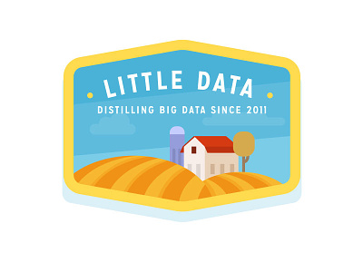 Team Lil' Data badge farm illustration patch