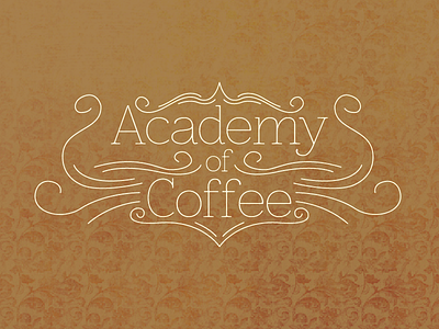Academy Of Coffee aroma characteristics coffee design fredrikssondesign.se genuine illustrator jazz logo logodesigner music rustic typography