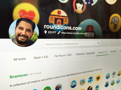 New icon designer profile
