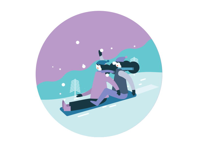 Animated sleigh