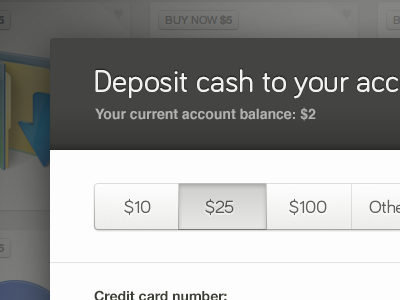 Deposit cash modal v2
