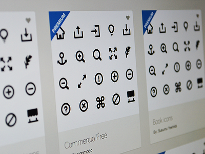 Labels for premium icon sets