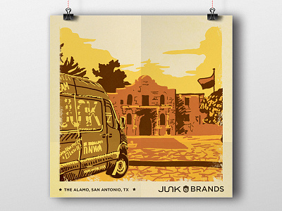 Junk Brands Poster: San Antonio