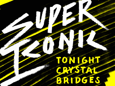 Promo: Crystal Bridges design gallery handlettering handtype illustration lettering museum promo texture typography