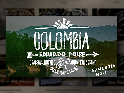 Onyx Coffee Lab: Web Slider amazon arkansas cafe coffee colombia hand lettering hand made illustration landscape