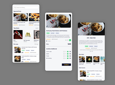 food ordering application - mobile application app cook design food food and drink food app food delivery food order mobile order restaurant