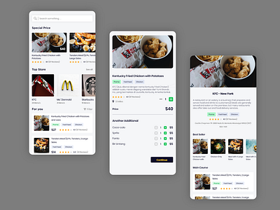 food ordering application - mobile application