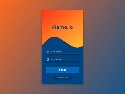 Flame-Login-#1 beginner design login mobile app mobile app design