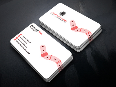Business card branding clean design flat icon identity illustration logo minimal type website