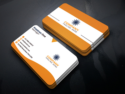 Business card art branding clean design flat icon identity illustration logo minimal type typography