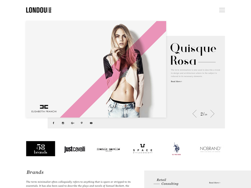 Fashion Homepage pink cara delevingne fashion homepage fashion website retail eshop fashion
