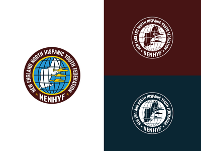 NENHYF - New England North Hispanic Youth Federation branding design logo