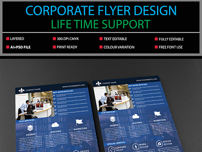 corporate flyer design