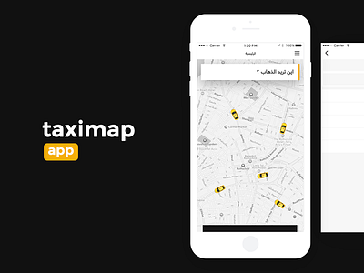taximap app app colors e commerc home ios page slider ui ux