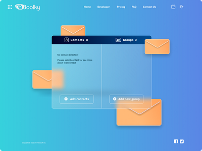 Boolky contact page