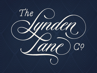 The Lynden Lane Company braizen custom type navy script