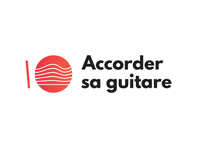 Brand Identity for New Guitarists Blog blend brand brand identity gradient guideline guitar logo design music typography white