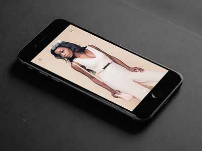 Shop Homepage Mobile fashion online responsive store webdesign