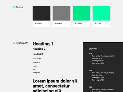 WIP – Style Guide newsletter style guide styleguide wip