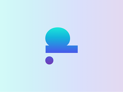 Personal Logo Sketch III – Gradients brand designer freelancer identity logo self