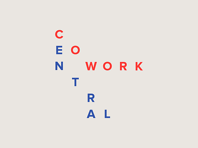 Cowork Rebrand Colors blue central colors cowork lisbon red