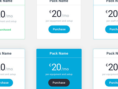 Pricing Tables