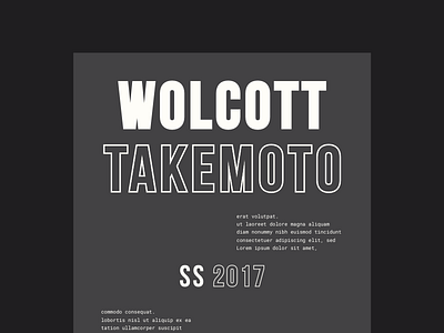 Wolcott Takemoto Brand Exploration brand strategy branding clean identity design logo logo design mark minimal visual identity