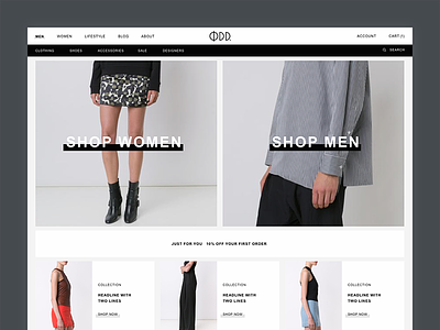 This Is Odd Desktop E-Commerce branding clean clothing e commerce ecom ecommerce fashion identity design logo logo design minimal