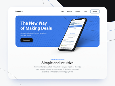 Landing page for Making Deals