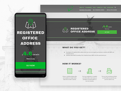 Redesign for business registration providing company adoption business company design desktop mobile providing responsive service site design tablet ui ux web website