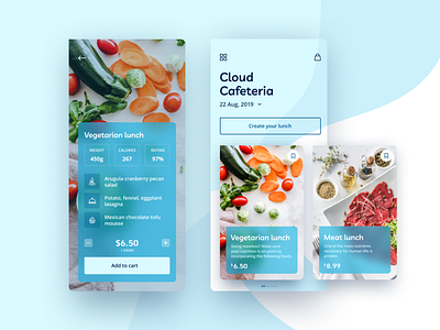 Food App. Cloud Cafeteria