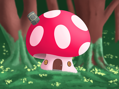 Mushroom House Garden