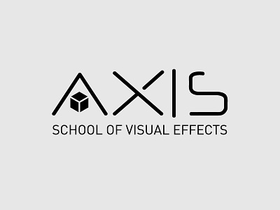Axis School of Visual Effects cube logo