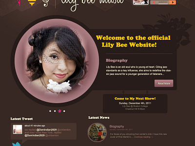 Lily Bee Homepage