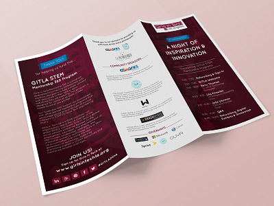 Girls In Tech Event Brochure