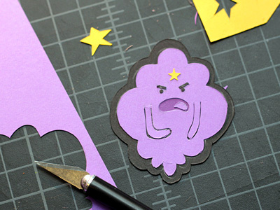 Oh my Glob! It's adventure time! adventure monster paper princess purple