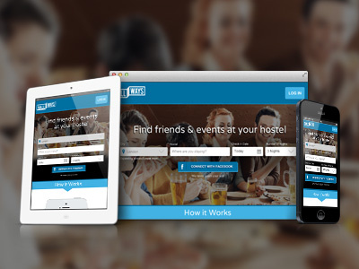 Hallways Landing Page - Responsive layouts