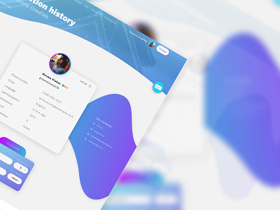 Account account app design branding buble cripto light setting ui ux vector