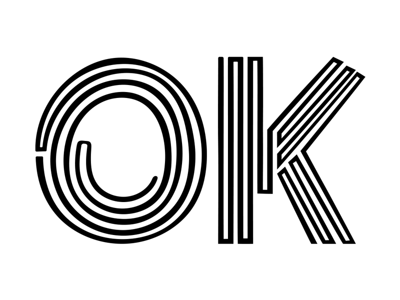 The Different Moods of Okay design gif illustration lettering typography vector