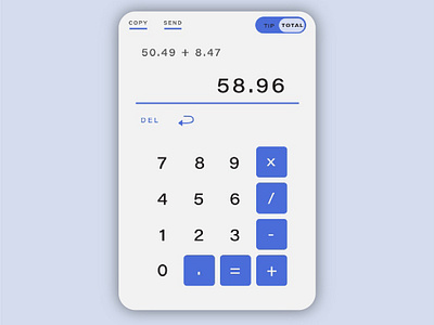 Daily UI 004 calculator dailyui design sketch ui visualdesign