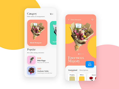 Florist Mobile App Concept