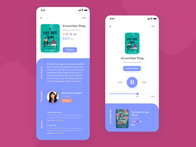 Audiobook App: Book Details & Preview