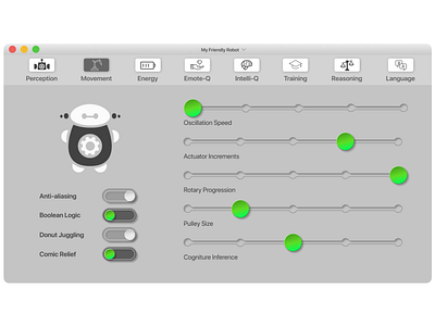 Daily UI Challenge #007: Settings